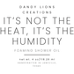 It's Not the Heat, It's the Humidity foaming shower oil