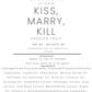 Kiss, Marry, Kill lip serum