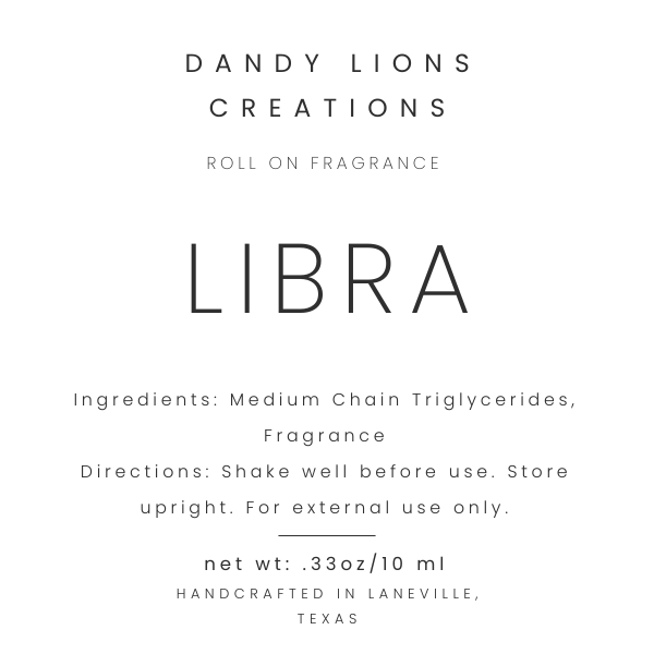 Libra roll on fragrance