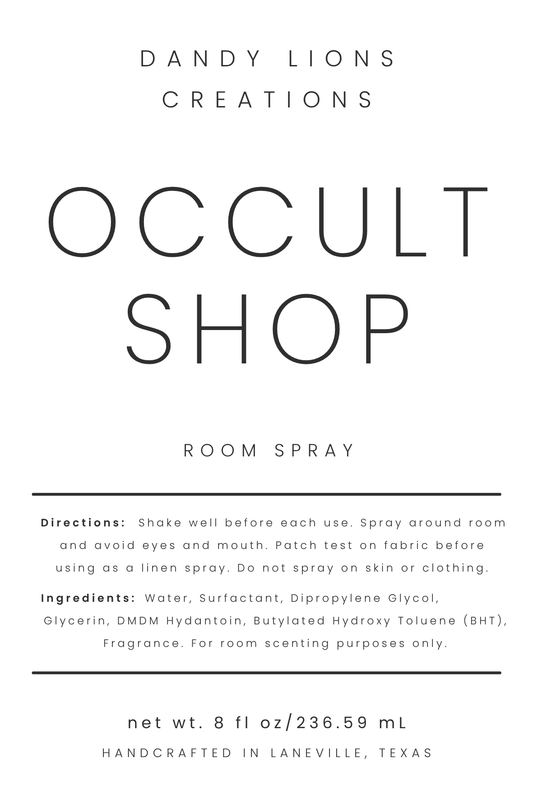 Occult Shop room spray