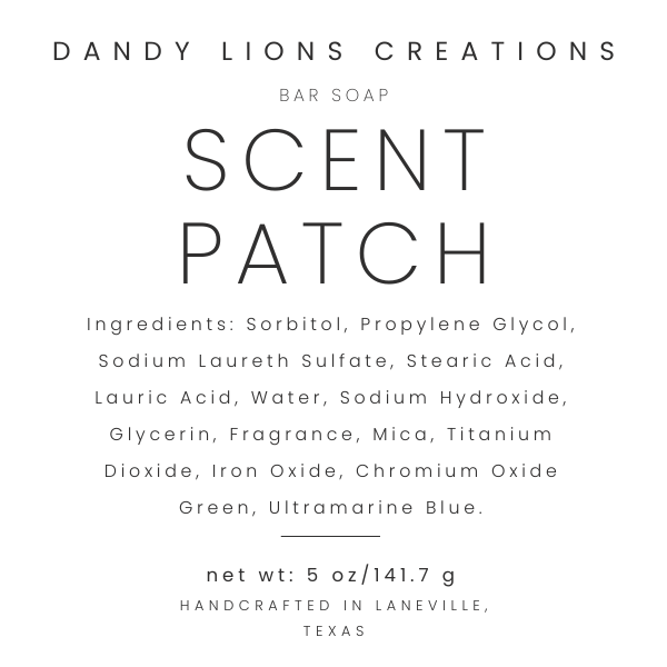 Scent Patch bar soap