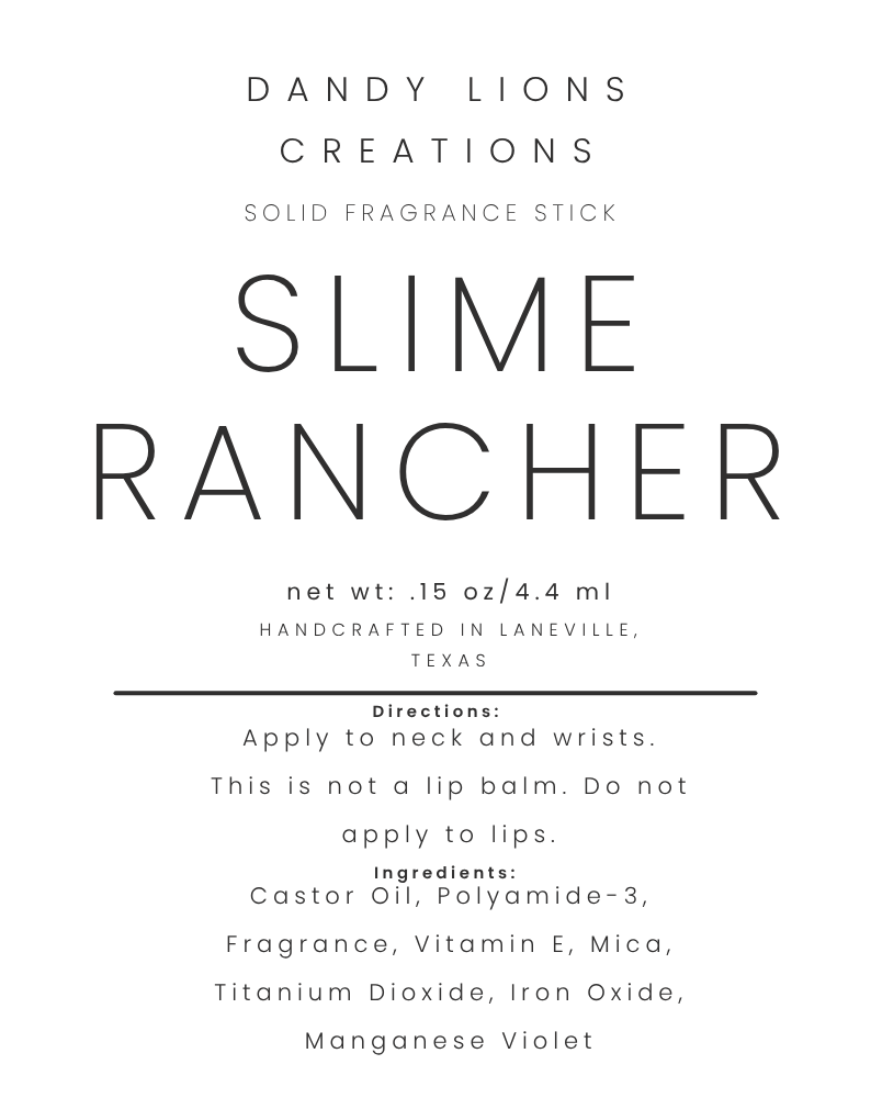 Slime Collector jelly fragrance stick