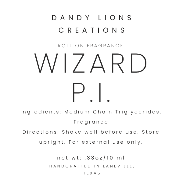 Magic Investigator roll on fragrance
