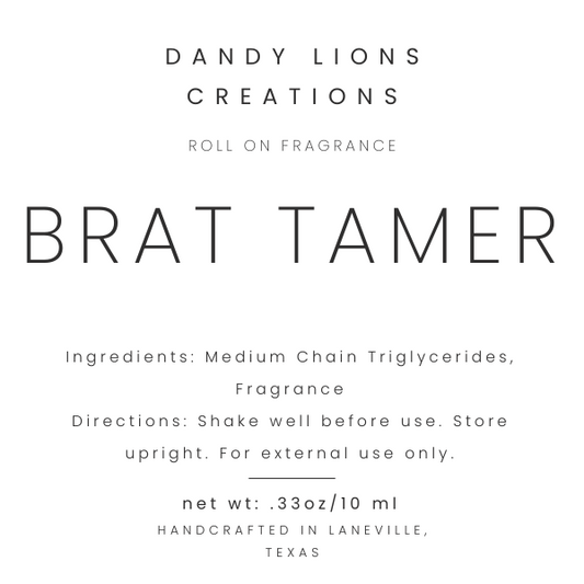 Brat Tamer roll on fragrance