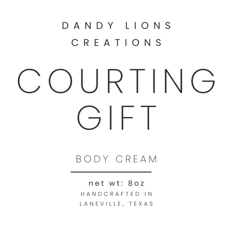 Courting Gift body cream *PRE-ORDER*