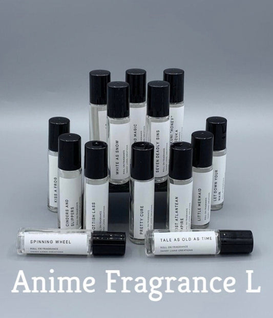 Anime Fragrances L roll on fragrance collection