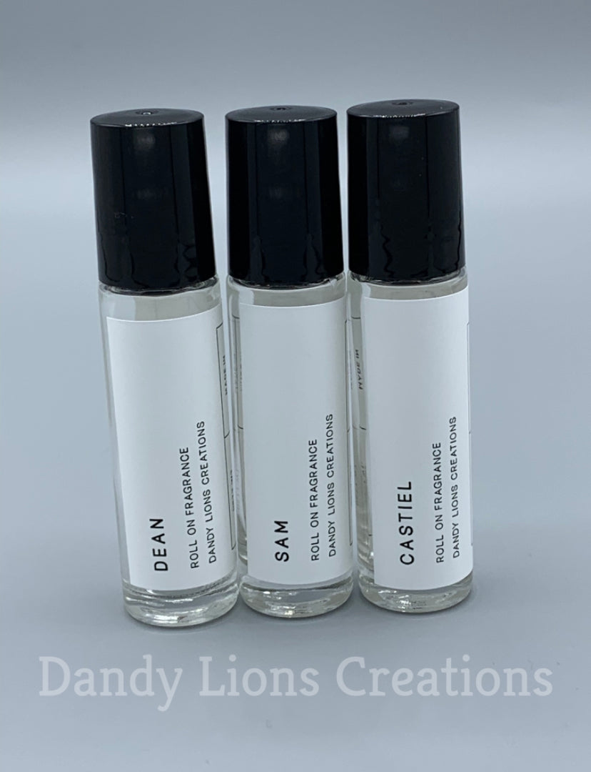 Demon Hunting Trio roll on fragrance collection