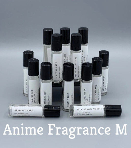 Anime Fragrances M roll on fragrance collection