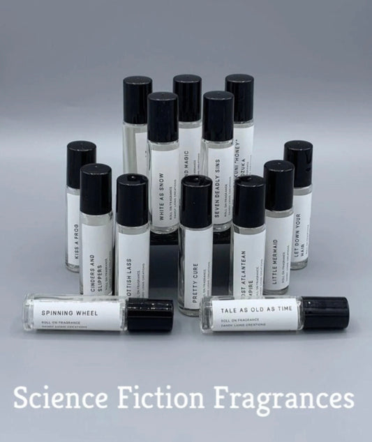Science Fiction roll on fragrance collection