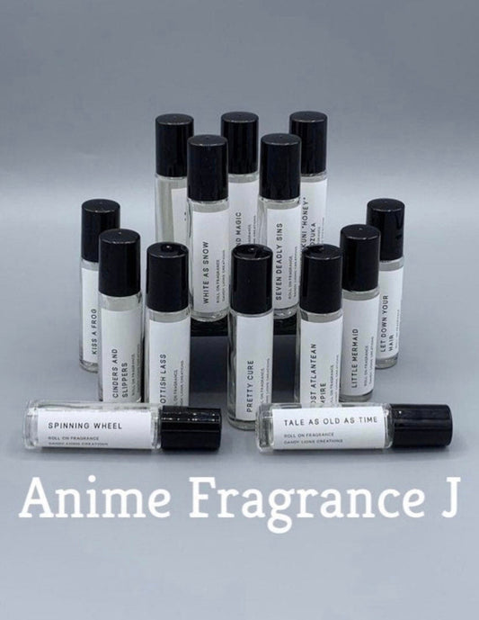 Anime Fragrances J roll on fragrance collection