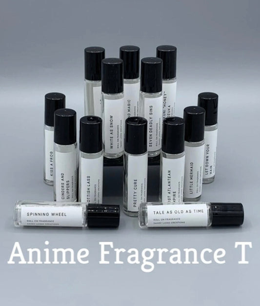 Anime Fragrances T roll on fragrance collection