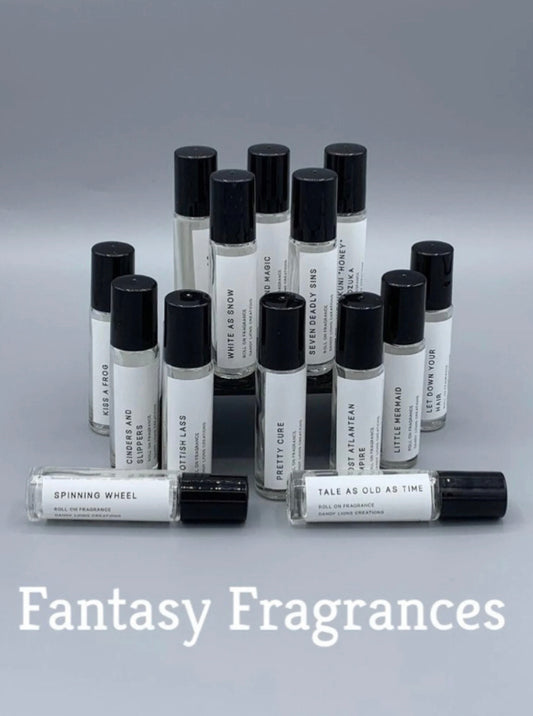 Fantasy roll on fragrance collection