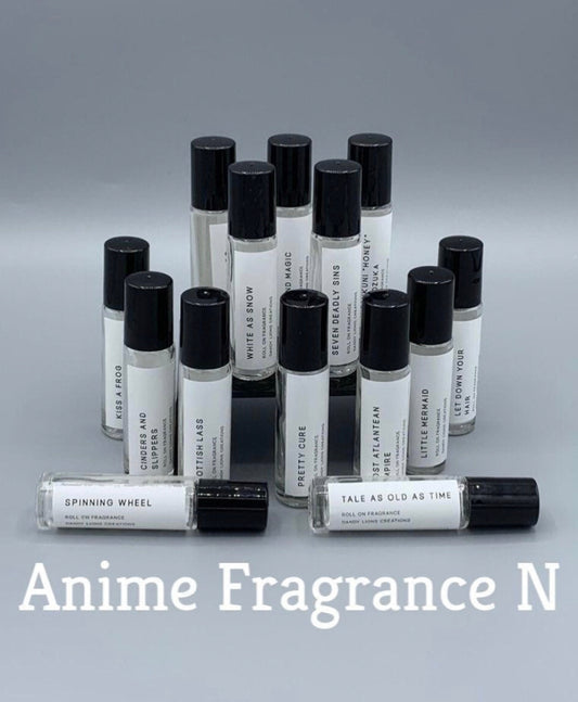 Anime Fragrances N roll on fragrance collection