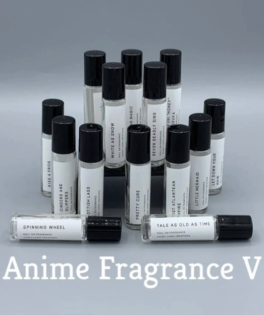 Anime Fragrances V roll on fragrance collection