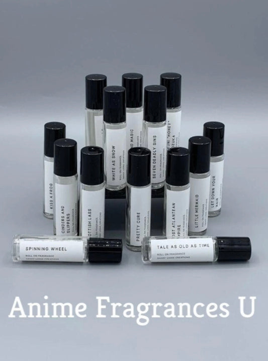 Anime Fragrances U roll on fragrance collection