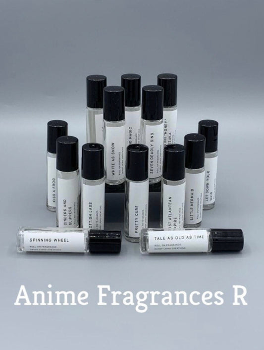 Anime Fragrances R roll on fragrance collection