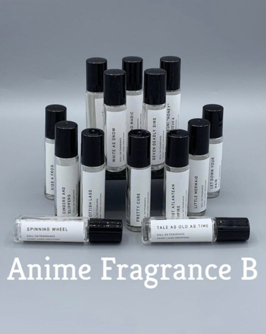 Anime Fragrances B roll on fragrance collection