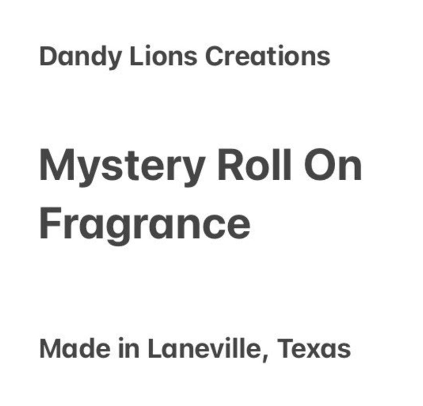 Mystery roll on fragrance